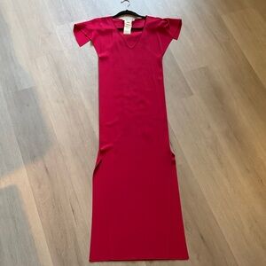Roberto Cavalli Red Maxi Dress